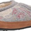 Femmes Naot Chaussons | Chaussons Femme Forest Mule (Heather Grey Hare)