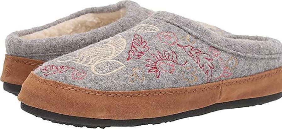 Femmes Naot Chaussons | Chaussons Femme Forest Mule (Heather Grey Hare)