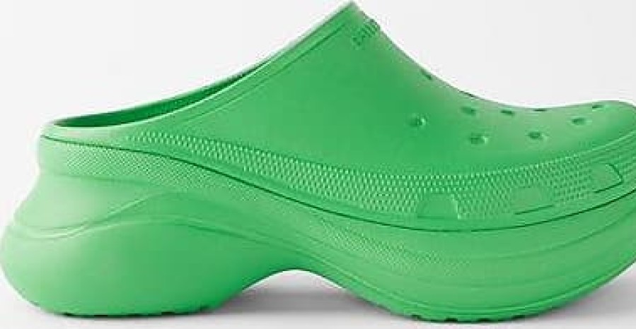 Femmes Crocos Mules | Sabots A Plateforme En Caoutchouc X Crocs