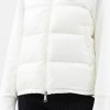 Femmes Moncler Vestes | Veste A Panneaux Matelasses En Tricot De Coton