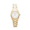 Femmes Ferragamo Montres | Montre Vega Upper East - Femme - Acier Inoxydable/Verre/Cristal Saphir - Taille Unique - Blanc