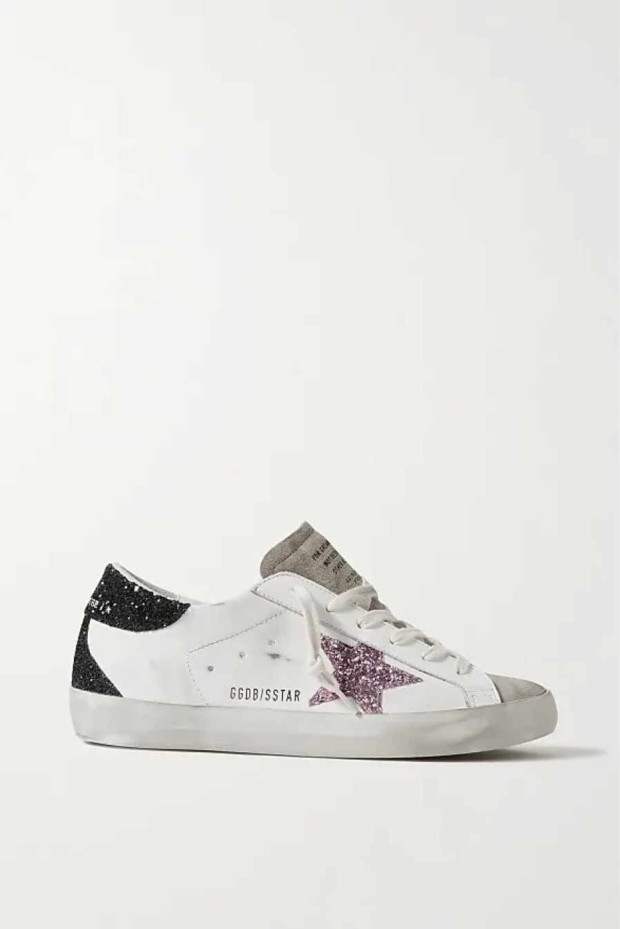 Femmes Reebok Baskets | Baskets Superstar En Cuir Paillete Effet Vieilli - Blanc - It35, It36, It37, It38, It39, It40, It41, It42