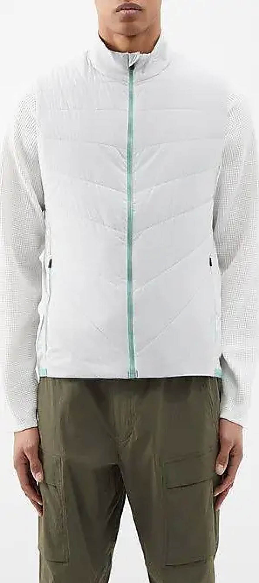 Hommes Mer Gilets | Kjus - Gilet Matelasse Release - Hommes - Gris