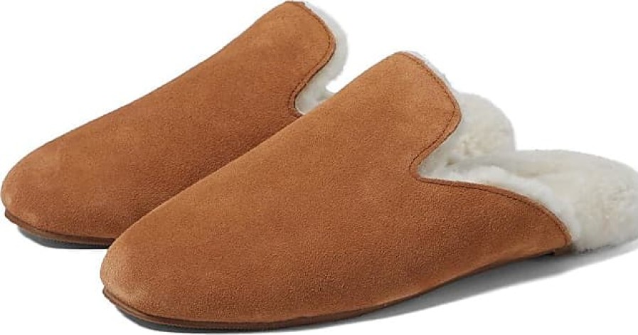 Femmes Birkenstock Chaussons | The Ezra Slipper In Suede (True Black) Pantoufles Pour Femmes