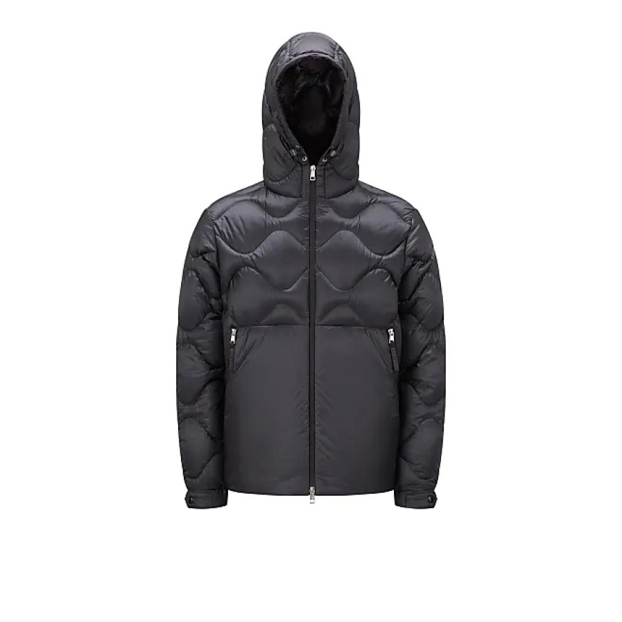 Hommes Moncler Vestes | Doudoune Courte Soulier Noir Taille 1