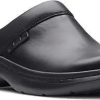 Femmes Marche douce Mules | Clarks(R) Clarkspro Sabot En Cuir Noir Chez Nordstrom, Taille 6,5