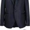 Femmes Reiss Costumes | Costume Trois Pieces Sur Mesure - Homme - Cupro/Laine Vierge/Elasthanne/Soie - 48 - Bleu