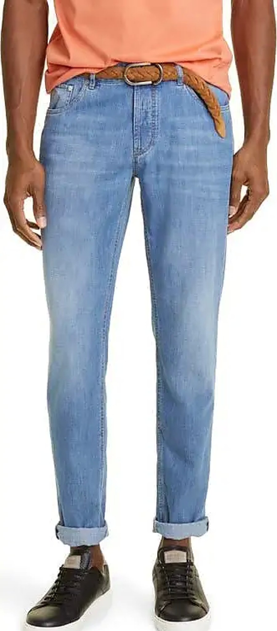 Hommes Paul Smith Jeans | Jean Coupe Traditionnelle En C1470 Light Wash Den Chez Nordstrom, Taille 34 Us