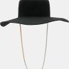 Femmes Yohji Yamamoto Chapeaux | Chapeau Bolero En Laine A Sangle En Chaine Mila