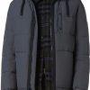 Hommes Moncler Manteaux | Manteau Matelasse Resistant A L'Eau Avec Col En Fausse Fourrure Hubble En Charbon Chez Nordstrom, Taille Xx-Large