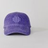 Femmes Moncler Casquettes | Doublure En Coton Pour Femme : Casquette En Velours Pour Automne/Hiver, Taille Unique, De Couleur Violet / Violet