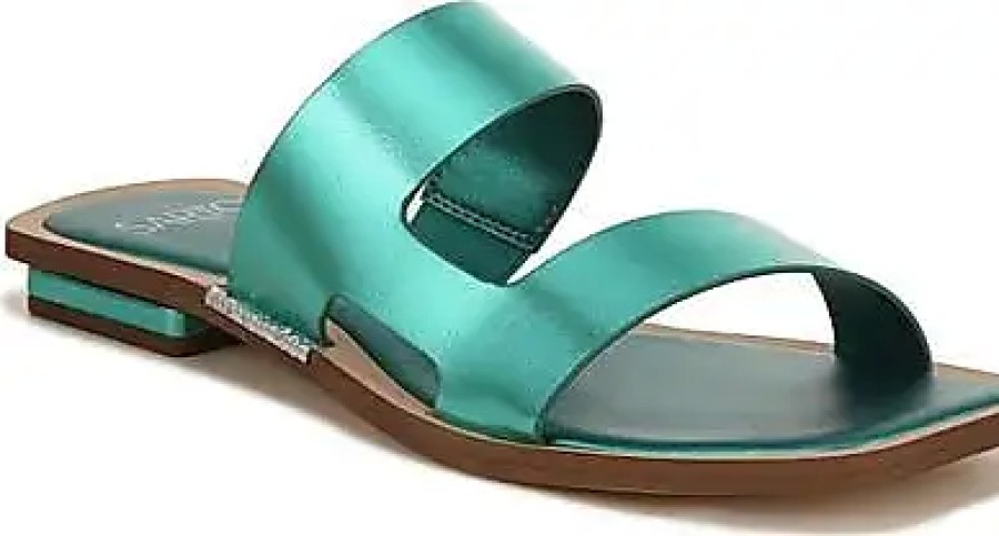 Femmes Givenchy Des Sandales | Sandale Emily Slide En Aqua Chez Nordstrom, Taille 5,5