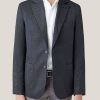 Hommes Paul Smith Costumes | Blazer En Cachemire Gris Anthracite