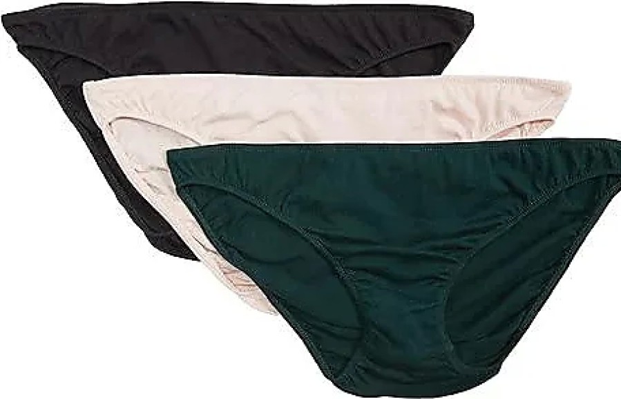 Hommes Sous-vêtements Calvin Klein Sous-Vetement | Lot De 3 Bikinis Francais En Coton Biologique (Genevrier/Noir/Os) Sous-Vetements Pour Femme