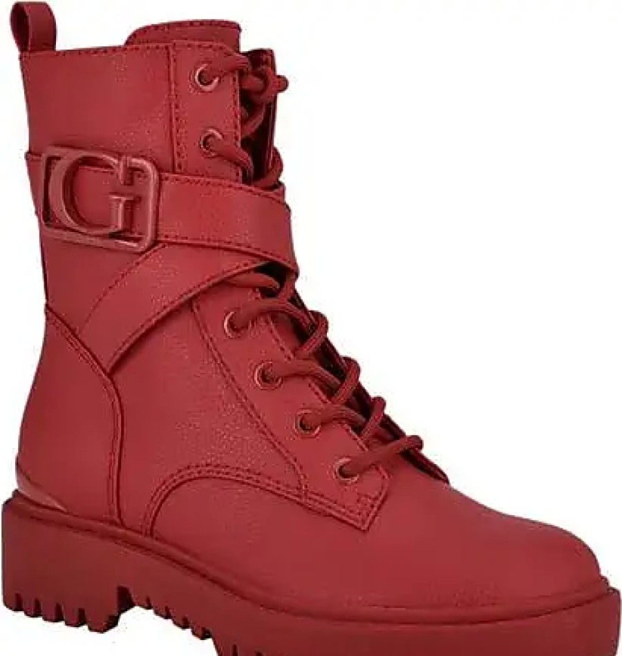 Femmes Wolky Bottes | Botte De Combat Orana En Rouge Moyen Chez Nordstrom, Taille 8,5