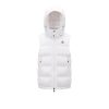 Hommes Moncler Gilets | Bormes Doudoune Blanc Taille 4