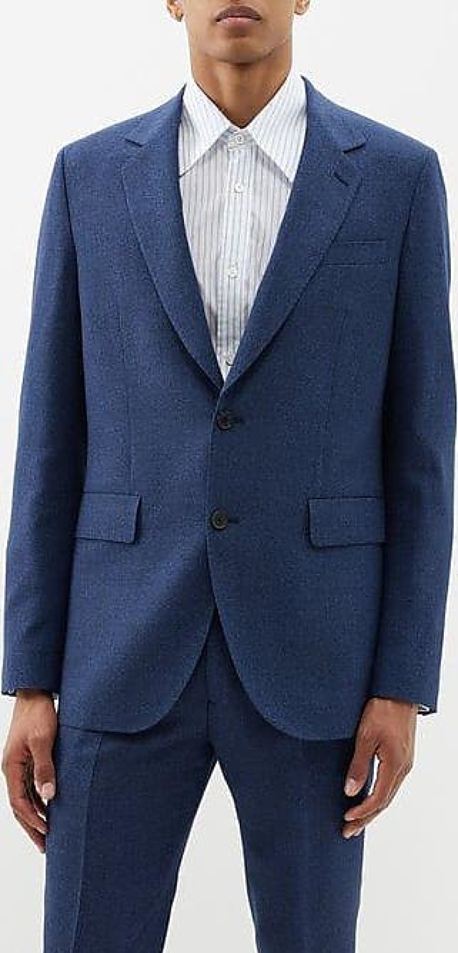 Hommes Luca Faloni Costumes | Veste De Costume En Laine A Simple Boutonnage