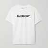 Femmes Balenciaga T-Shirts | T-Shirt En Jersey De Coton Imprime - Blanc - Xs,S,M,L,Xl