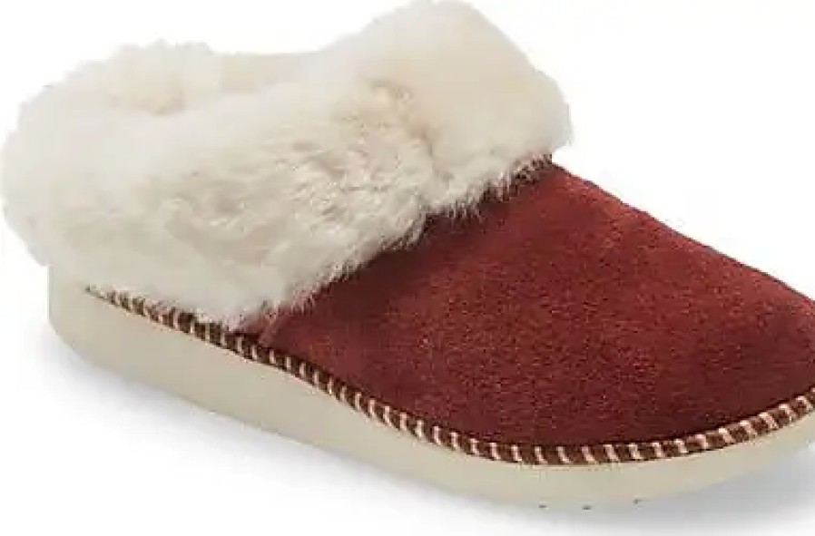 Femmes UGG Chaussons | Pantoufle En Peau De Mouton Veritable En Canoe/Tan Chez Nordstrom, Taille 5