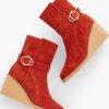 Femmes Jeffrey campbell Bottines | Bottines Compensees Rowan - Daim - Rouille - 10 1/2 M Talbots