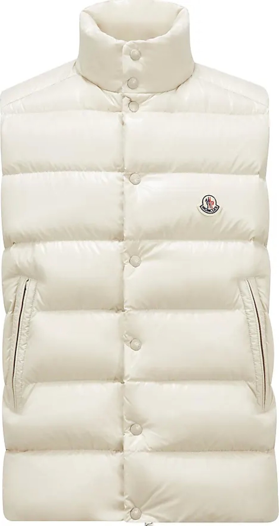 Hommes Moncler Gilets | Tibb Doudoune Beige Taille 3