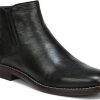 Femmes Flatté Bottines | Bottine Marcus En Cuir Noir Chez Nordstrom, Taille 6