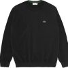 Hommes Sonia Rykiel Chandails | Pull A Col Rond En Jersey De Coton Uni En Noir Chez Nordstrom, Taille 3