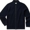 Hommes CHEF Vestes | Le Bomber Portola En Merinos Minuit