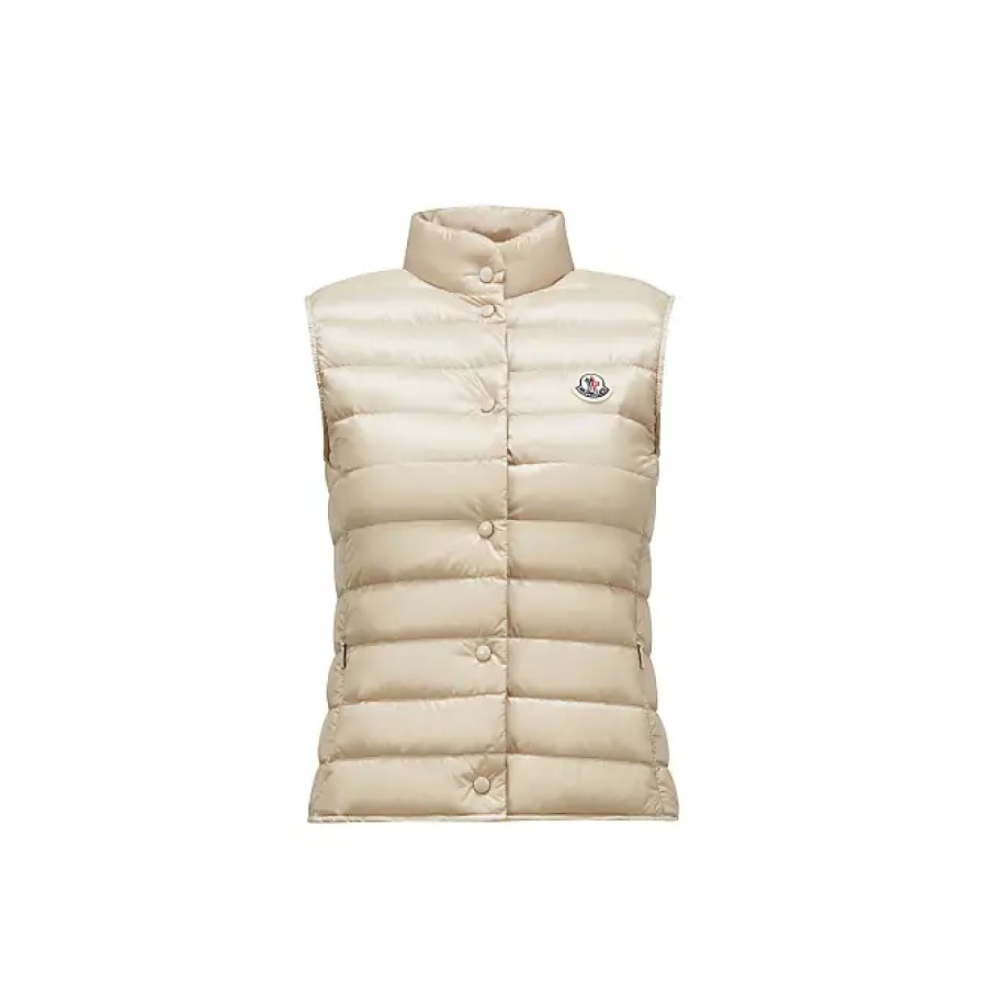 Femmes Max Mara Gilets | Liane Doudoune Beige Taille 1