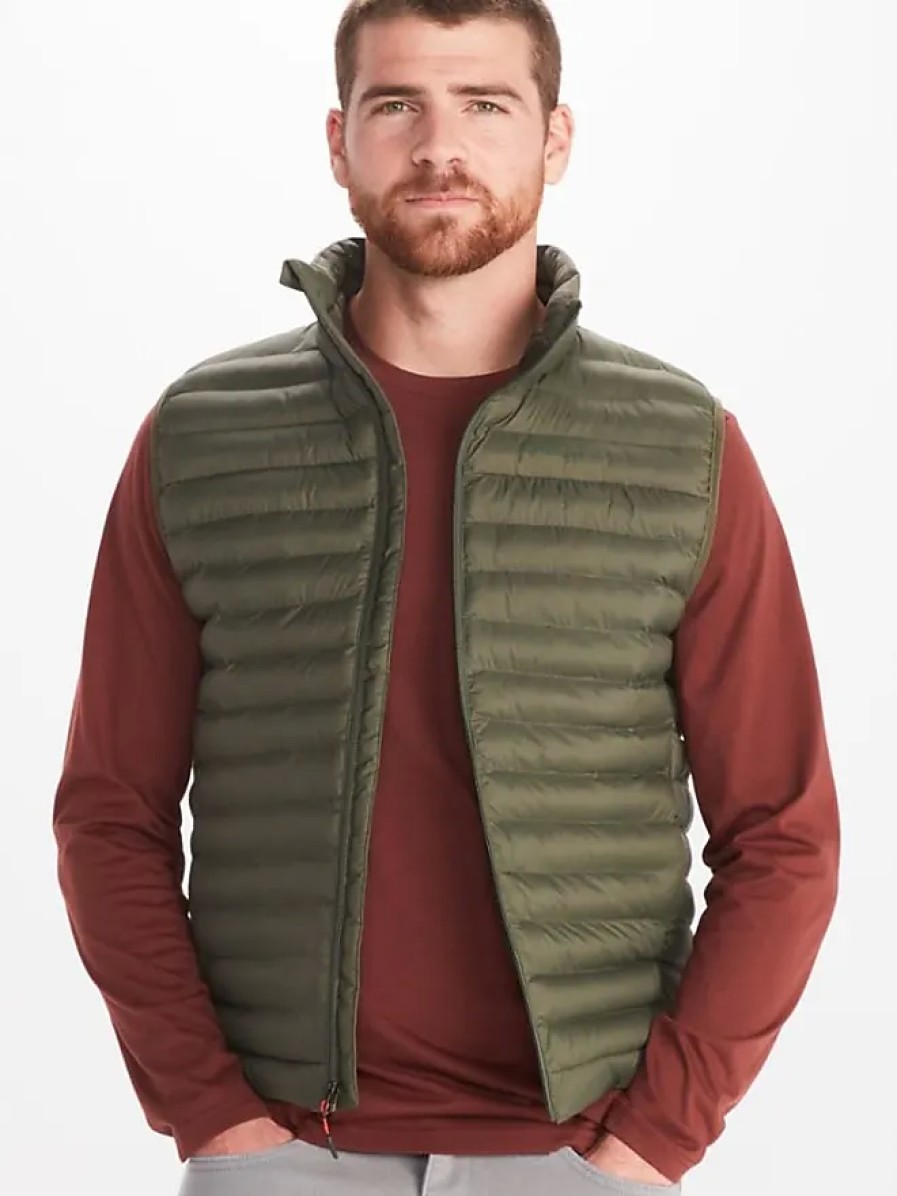 Hommes Moncler Gilets | Gilet Isole Sans Plumes Echo Pour Hommes