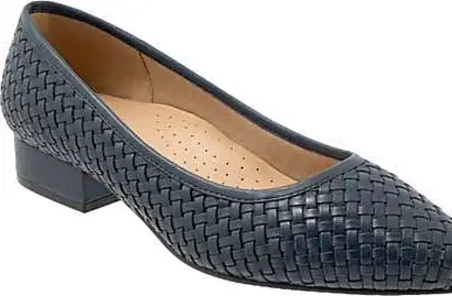 Femmes Alégria Chaussures En Cuir | Chaussure A Bout Pointu Tissee Jade En Bleu Marine Chez Nordstrom, Taille 10,5