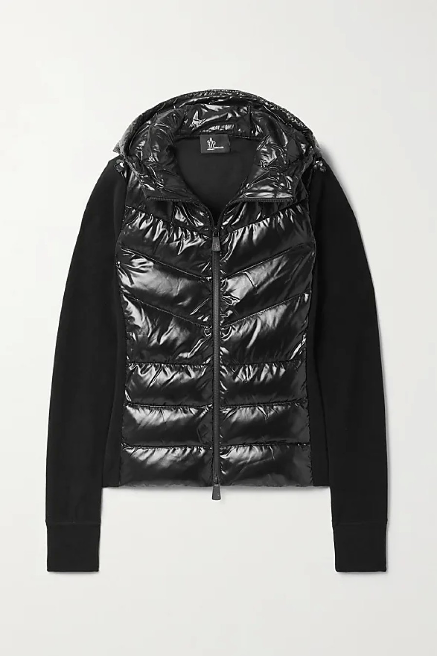 Hommes Moncler Vestes | Veste En Duvet Matelassee A Finitions Polaires - Noir - X Small, Small, Medium, Large, X Large