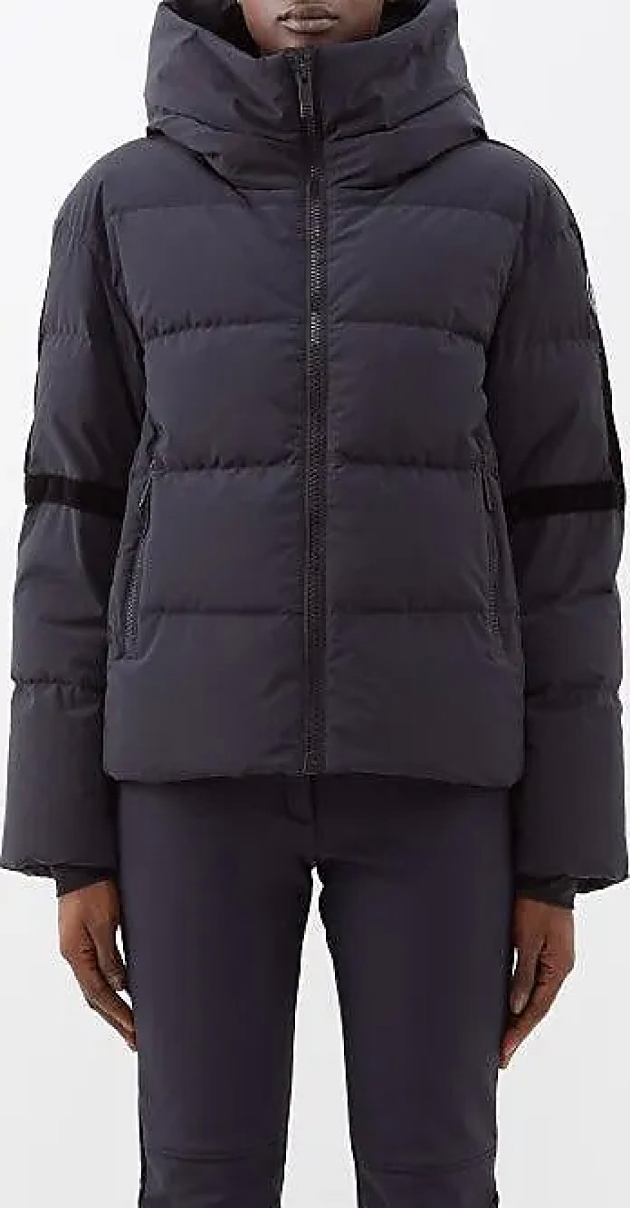 Femmes Michael Kors Vestes | Veste De Ski Rembourree A Capuche Barsy