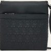 Hommes Ferragamo Sacs | Sac Bandouliere Gancini Homme Noir