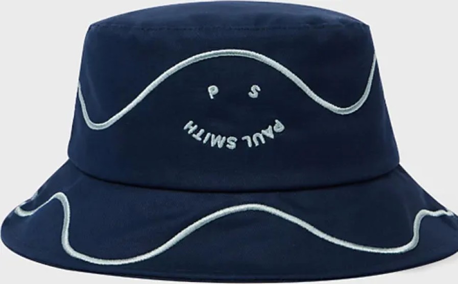 Hommes Paul Smith Chapeaux | Chapeau Seau Homme Ps Happy