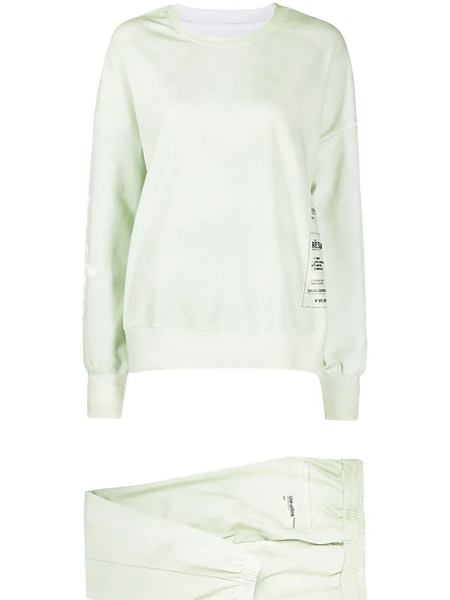 Femmes Philipp Plein Vetements De Detente | Ensemble De Survetement Deux Pieces - Femme - Coton/Polyester - S - Vert