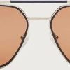 Femmes Longchamp Des Lunettes De Soleil | Lunettes De Soleil Homme Or/Bleu