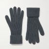 Femmes Bernache du Canada Gants | Gants En Cachemire Coteles Julian - Gris - S,M