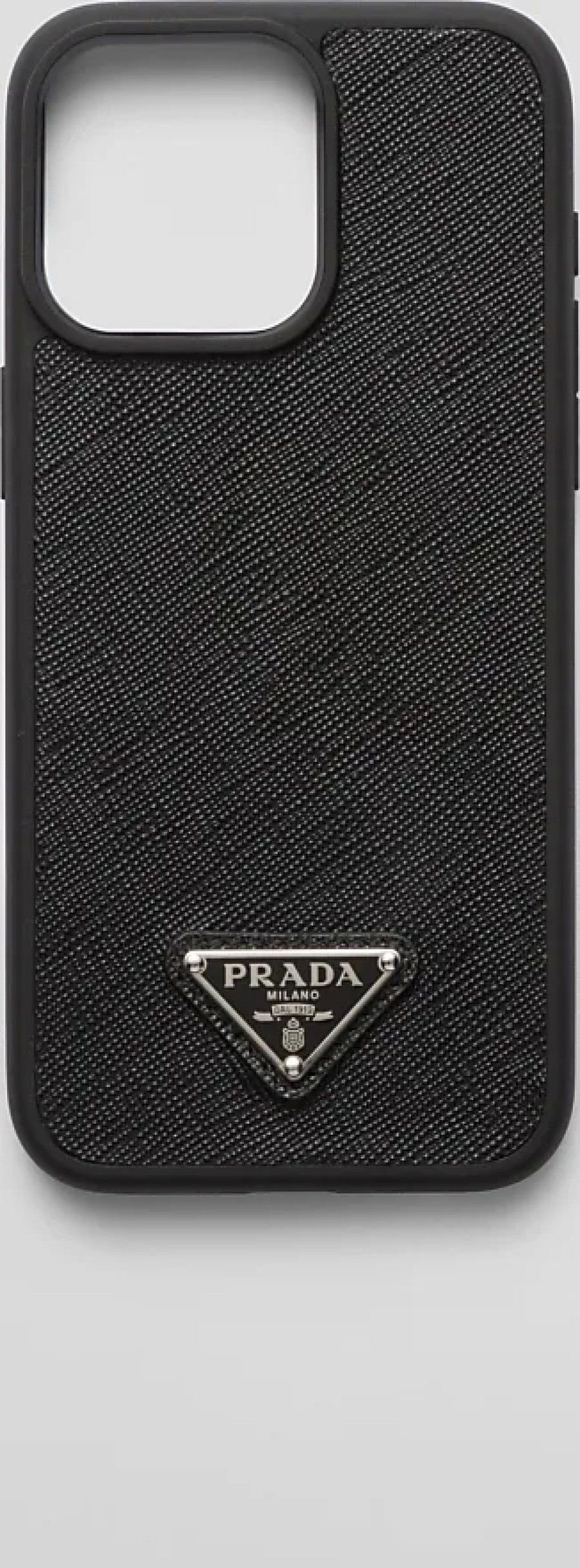 Hommes Prada Sacs | Housse En Cuir Saffiano Pour Iphone 15 Pro Max