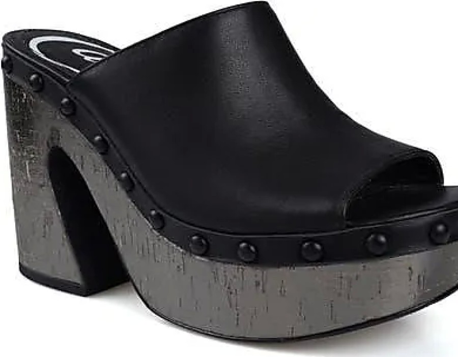 Femmes Marche douce Mules | Sabot A Plateforme Miya En Noir Chez Nordstrom, Taille 10