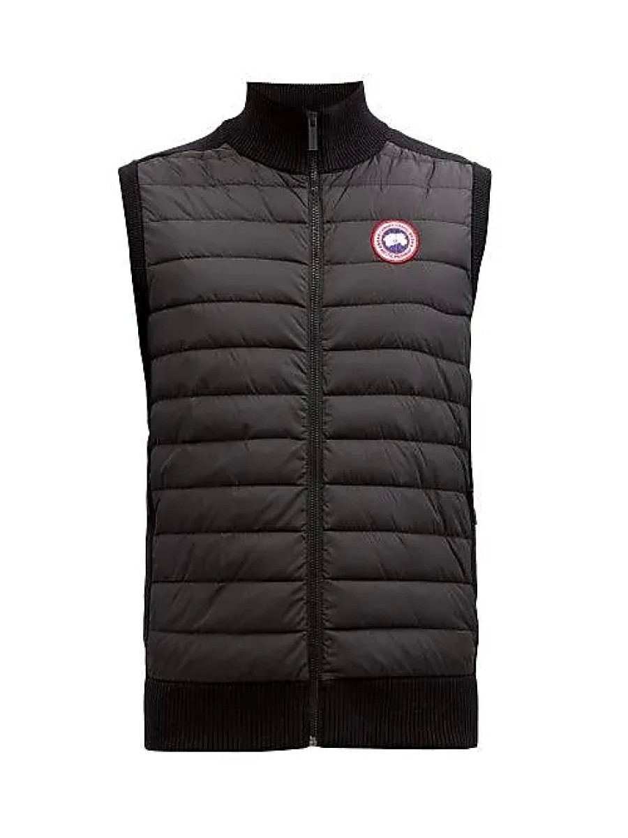 Hommes Bernache du Canada Gilets | Gilet Matelasse En Laine Merinos Hybridge