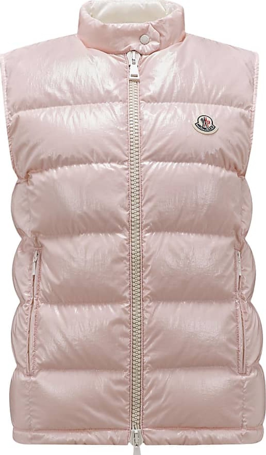 Femmes Moncler Gilets | Doudoune Alcibia Rose Taille 3