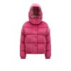 Femmes Moncler Vestes | Doudoune Daos Chenille Rose Taille 1