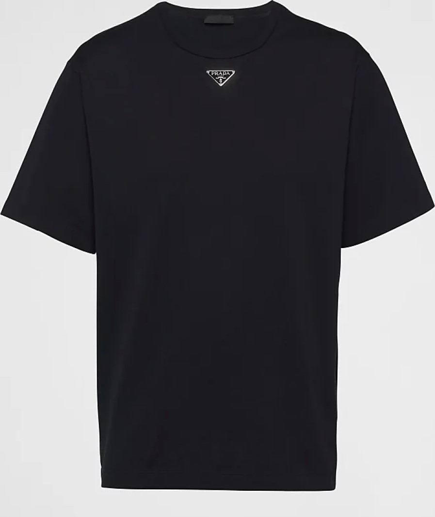 Femmes Balenciaga T-Shirts | T-Shirt En Cotton