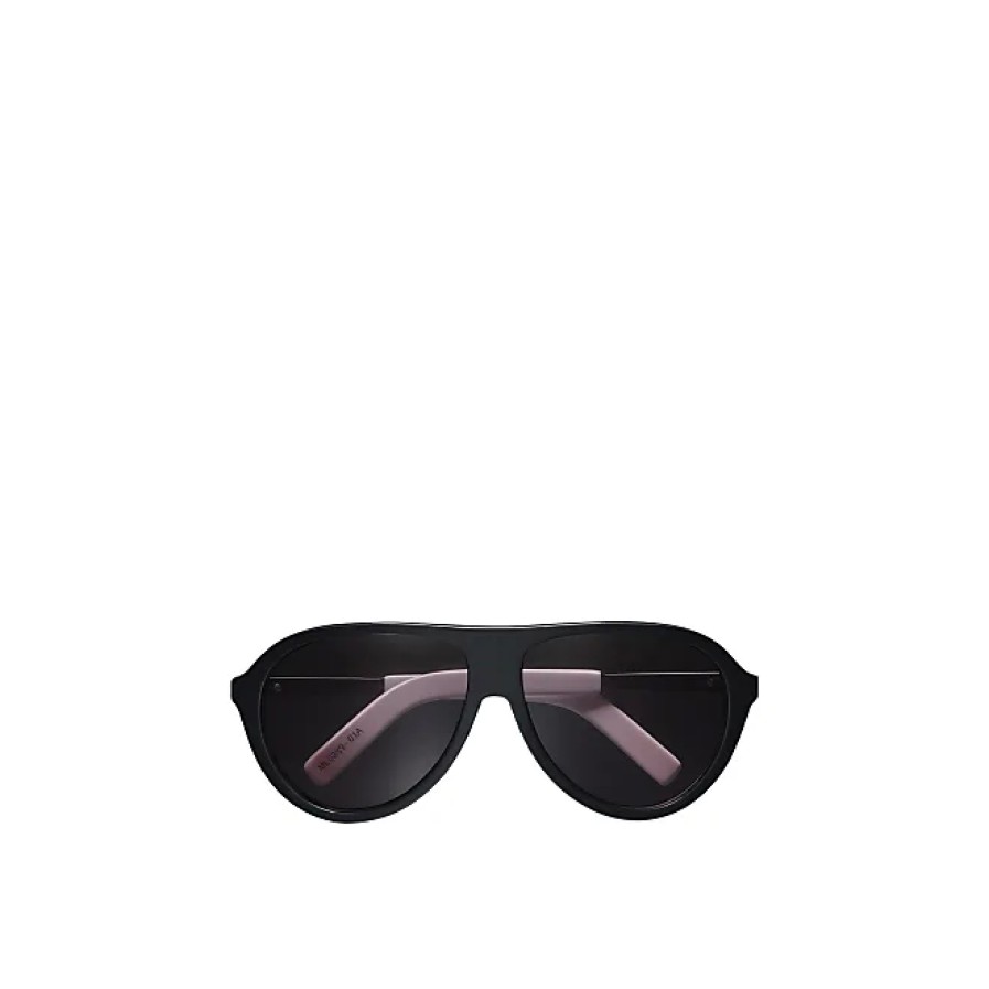 Hommes Ferragamo Des Lunettes De Soleil | Lunettes De Soleil Roque Pilot Noir Taille Unique