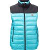 Hommes Moncler Gilets | Gilet Matelasse En Duvet Ortac Avec Patch Logo - Hommes - Bleu Multi