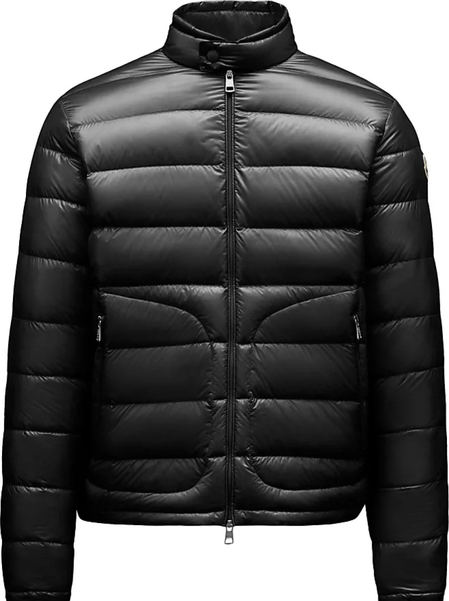 Hommes Moncler Vestes | Acorus Doudoune Courte Noir Taille 2