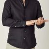 Hommes Tous les saints Chemises | Chemise En Lin Versilia Noire