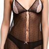 Femmes Maison Essentielle Vetements De Detente | Chemise Babydoll A Decoupes Coquine En Noir Chez Nordstrom, Taille Moyenne