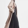 Femmes Reiss Manteaux | Sasha - Manteau A Double Boutonnage En Laine Neutre Melangee, Us 10